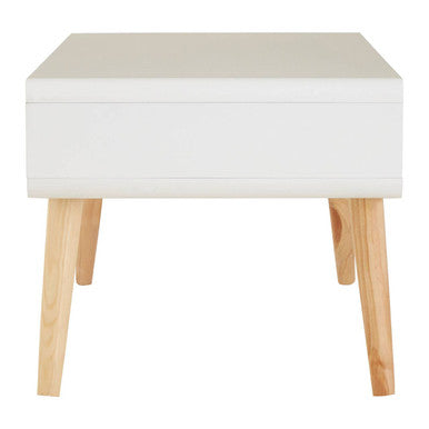 Milo White and Grey Finish 1 Drawer Coffee Table