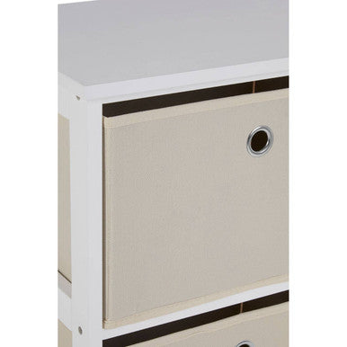 Lindo Natural Fabric 2 Drawer Chest