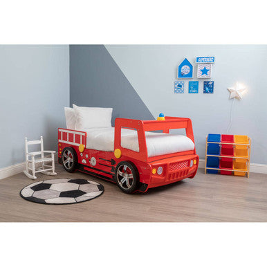 Nico Red Fire Engine Single Bed