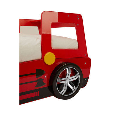 Nico Red Fire Engine Single Bed