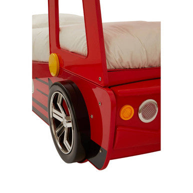 Kids Red Fire Engine Bed