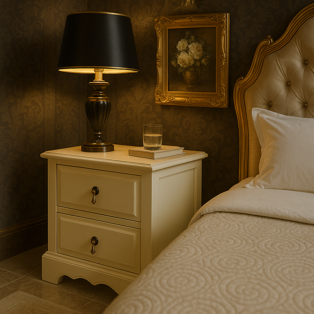 Ivory Chest of 2 Drawers | Florence