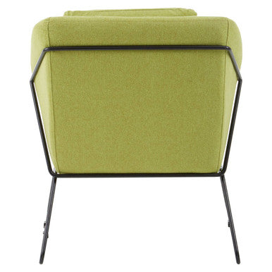 Stockholm Green Fabric Accent Chair