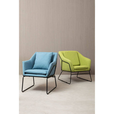 Stockholm Green Fabric Accent Chair