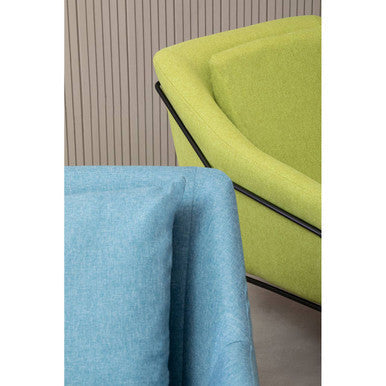 Stockholm Green Fabric Accent Chair
