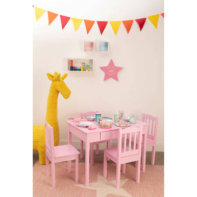 Jungle Safari Kids Yellow Giraffe Animal Stool