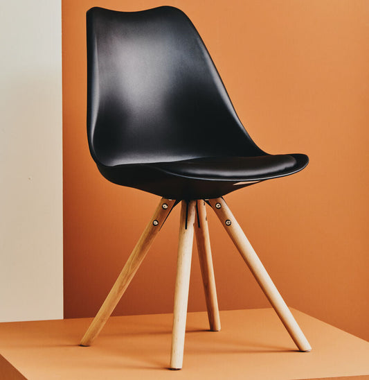 Stockholm Black Retro Chair