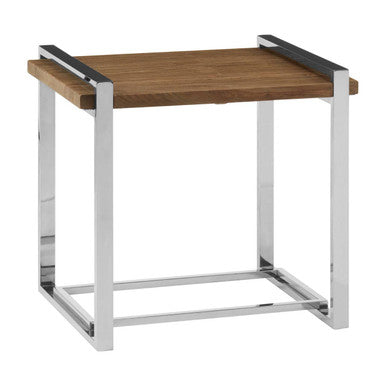 Menteng Recycled Elm Wood Side Table