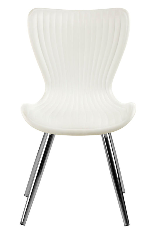 White  Textured Dining Chair | Stockholm