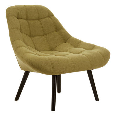 Stockholm Green Fabric Chair