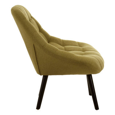 Stockholm Green Fabric Chair
