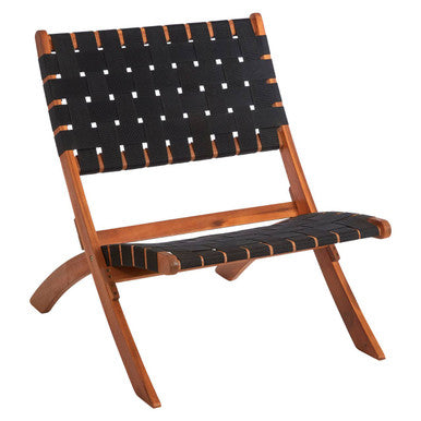 Emilio Black Woven Chair