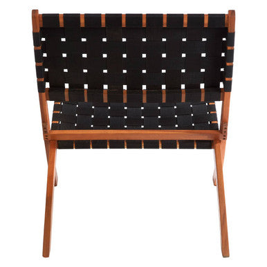 Emilio Black Woven Chair