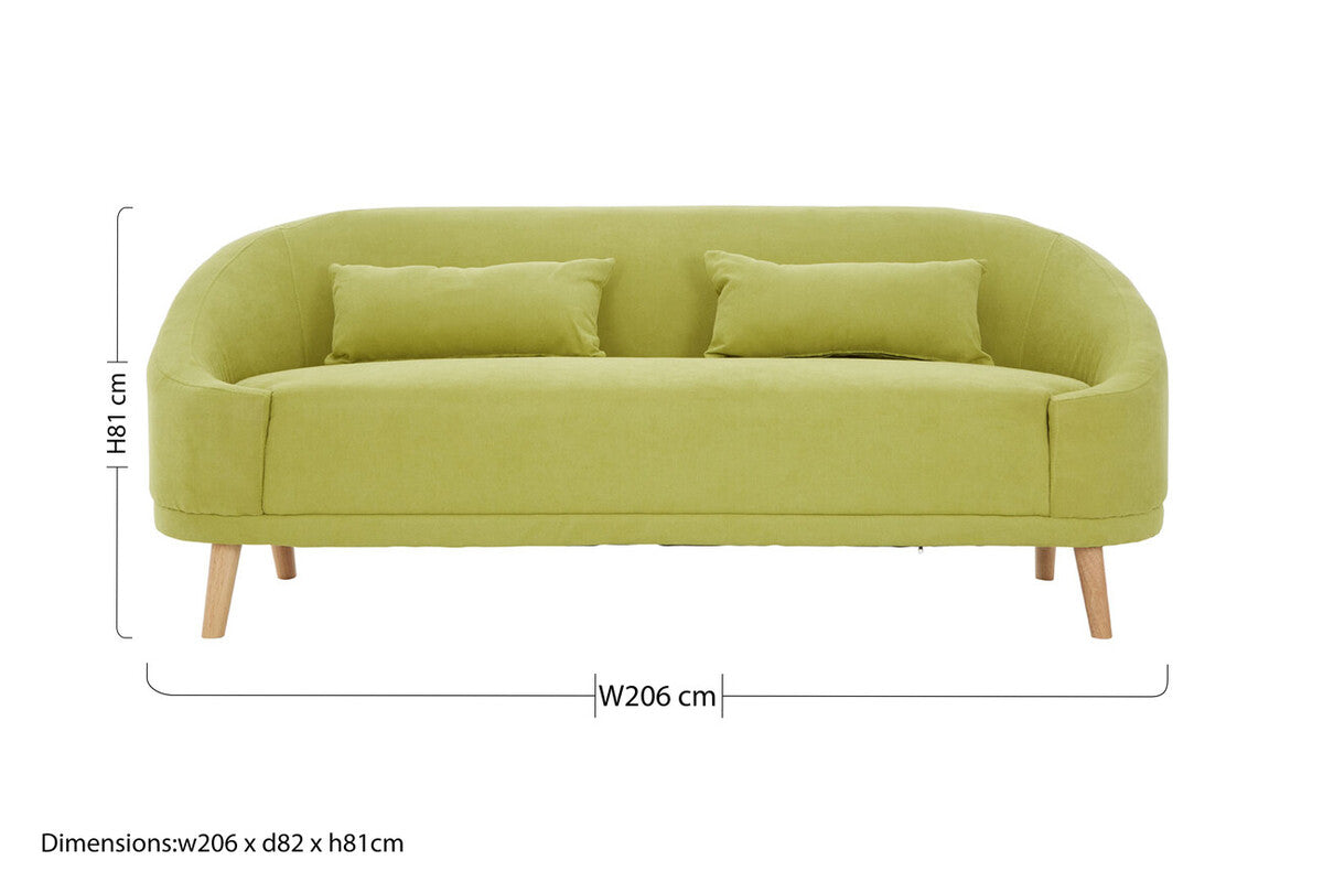 Green Linen Sofa | Holland