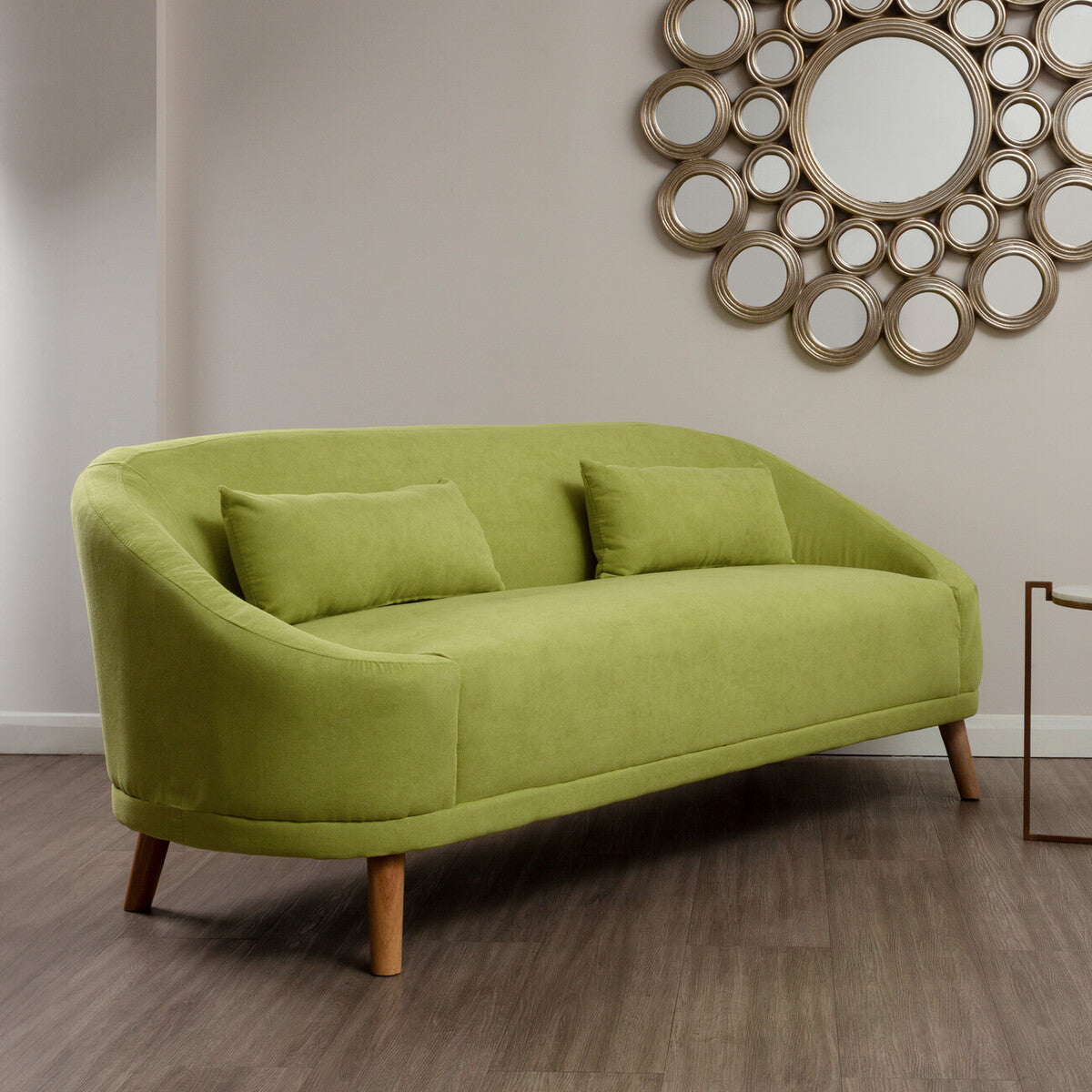 Green Linen Sofa | Holland