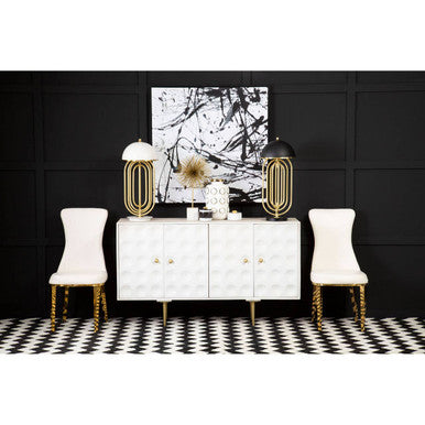 Forli White Dining Chair