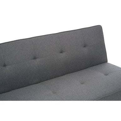 Stockholm Grey Linen 3 Seater Sofa Bed