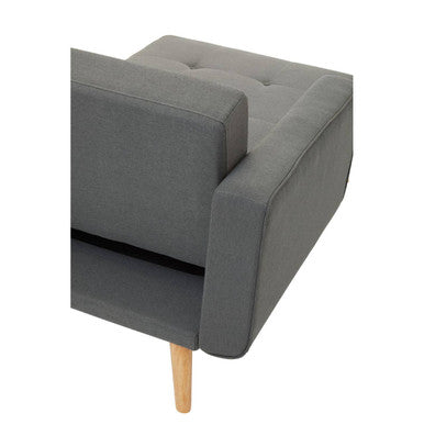 Grey Linen Corner Sofas Bed, Hansa Hagen