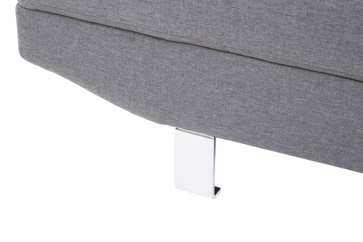 Grey Linen Corner Sofas, Hanover