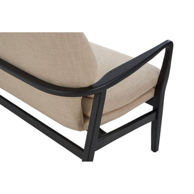 Stockholm Beige Fabric 2 Seater Sofa