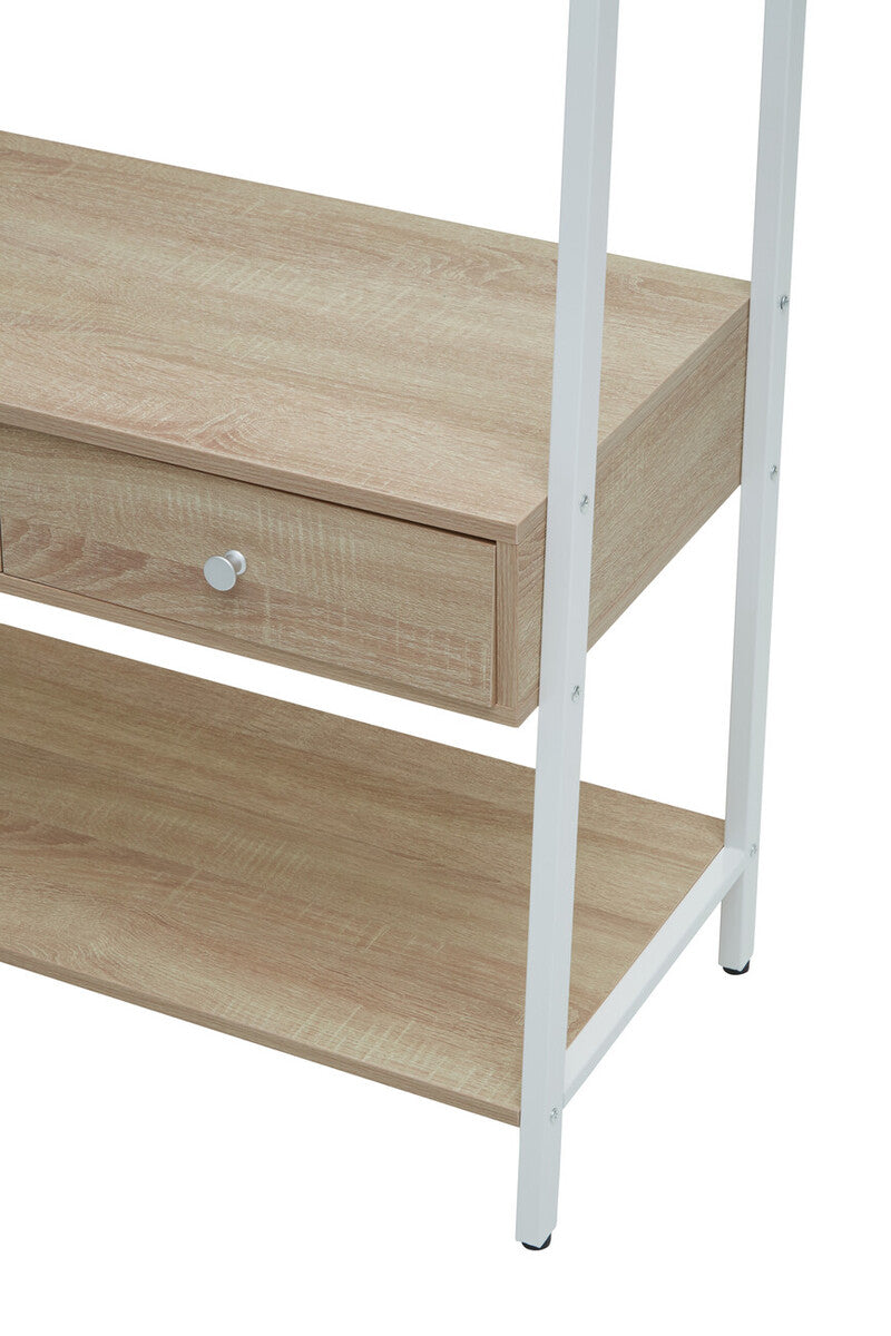 Bradbury Natural Oak Effect Open Wardrobe