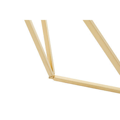Farran Gold Finish Mirrored Top Console Table