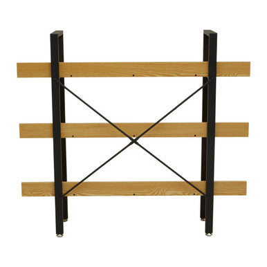 Laxton 3 Tier Light Oak Effect Shelving Unit