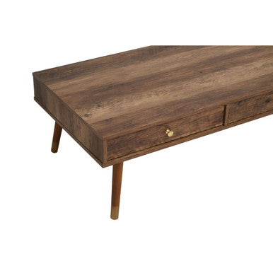 Frida Wood Effect 2 Drawer Coffee Table