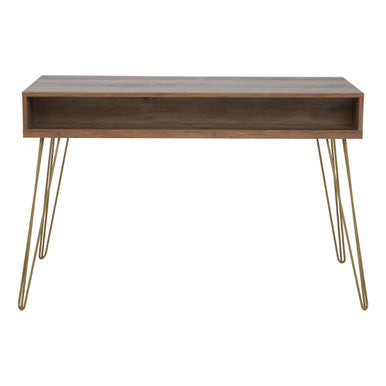 Flori Wood Effect 3 Drawer Desk