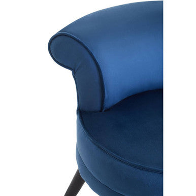Kids Loretta Midnight Velvet Chair
