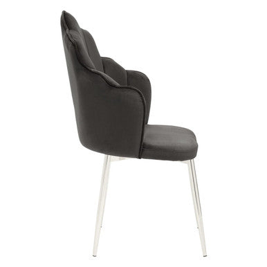 Black Velvet Chair | Tian