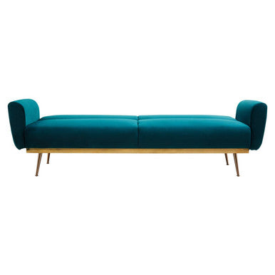 Green Velvet Sofa Bed, Hatton