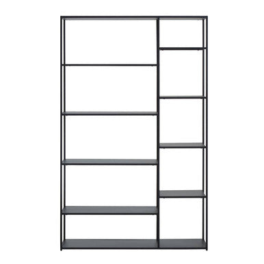 Acero Black Metal Multi Tier Shelf Unit