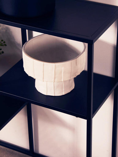 Acero Black Metal Three Tier Shelf Unit