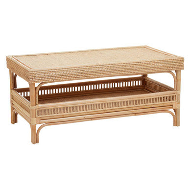 Mataram Natural Rattan Storage Coffee Table