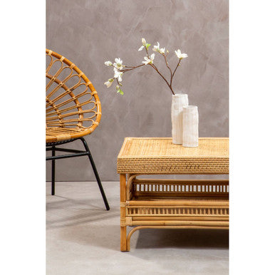 Mataram Natural Rattan Storage Coffee Table