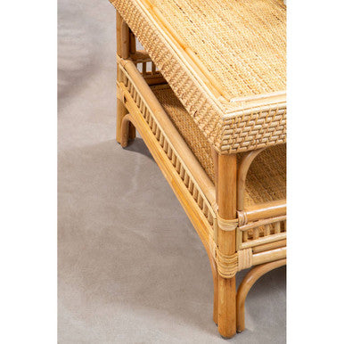 Mataram Natural Rattan Storage Coffee Table