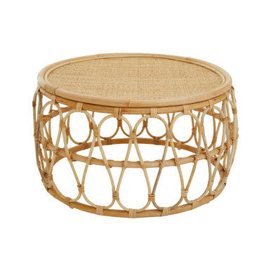 Mataram Natural Rattan Round Coffee Table