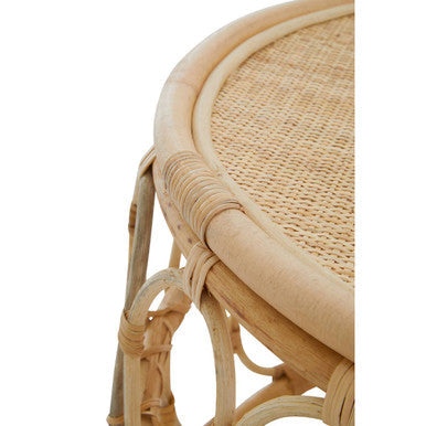Mataram Natural Rattan Round Coffee Table