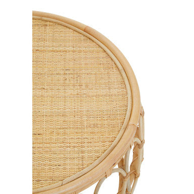 Mataram Natural Rattan Round Coffee Table