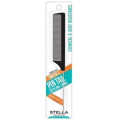 Stella Collection Pintail Styling Comb No.2413 for Precise Parting & Sectioning for Professional & Home Stylists
