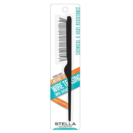Stella Collection Wire Teasing Wig Brush item No.2425 | Volumising & Styling Tool for Wigs & Extensions