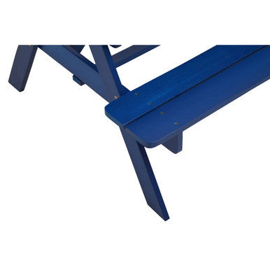 Brighton Blue Wooden Kids Picnic Bench
