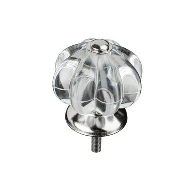 Victorian Style Set of 4 Clear Acrylic Drawer Knobs
