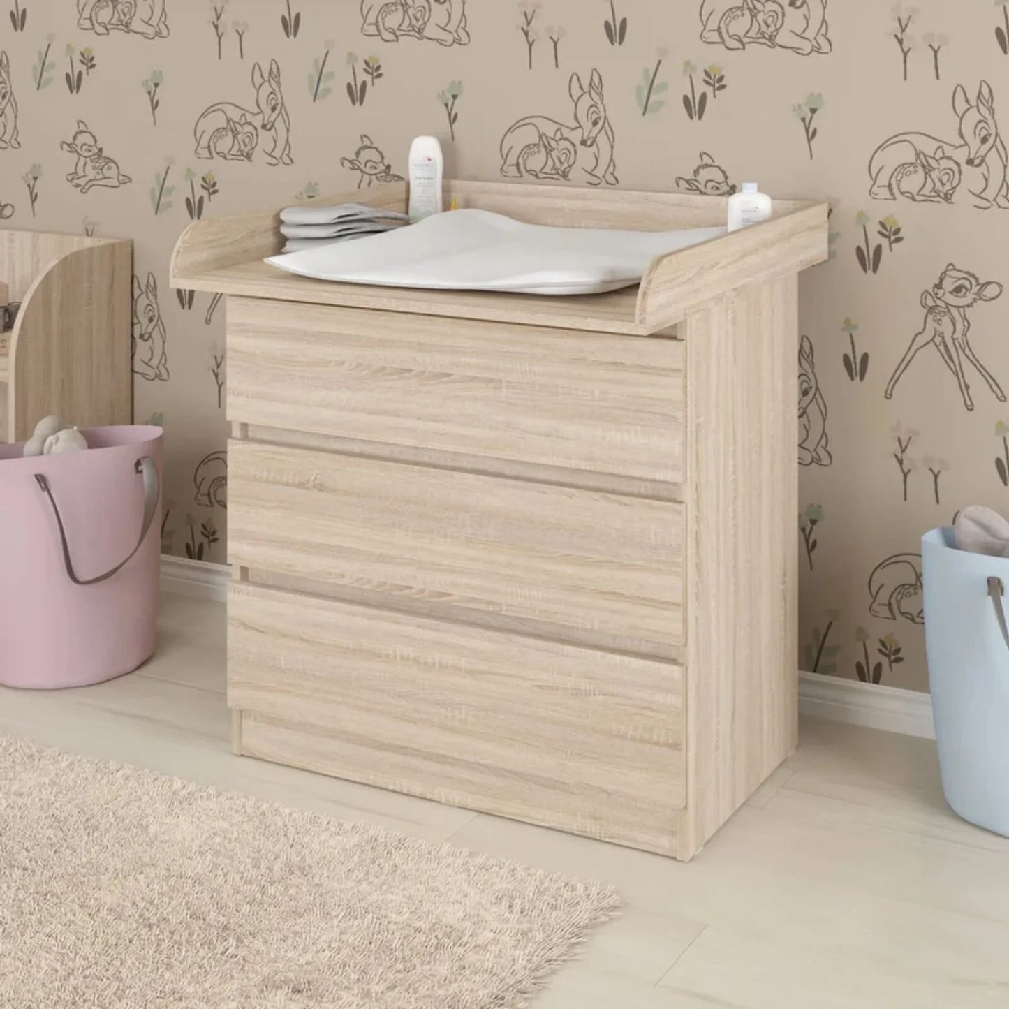 Shefa Kids 800 Universal Baby Changing Top - Oak
