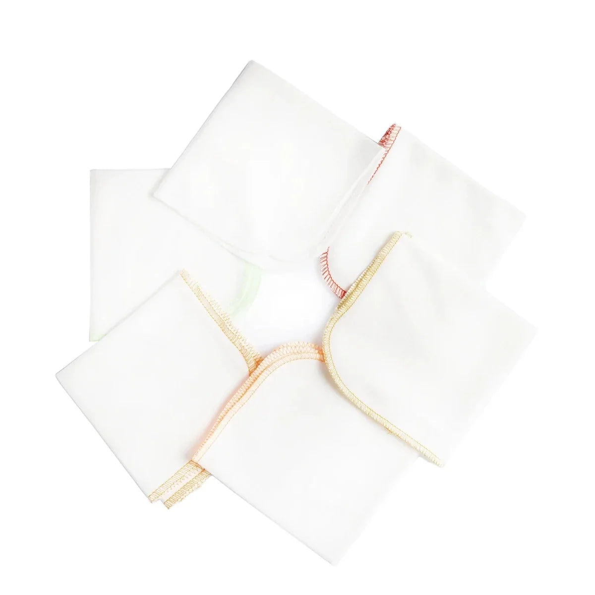 HelloBaby Baby Burp Cloths 6 Pack (24 x 24 cm)
