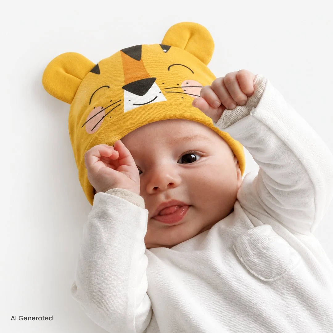 HelloBaby Interlock Baby Hat (Newborn)