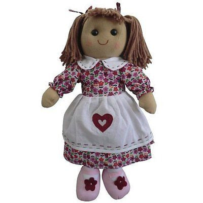 Floral Rag Doll - Handmade - Large 40cms - Powell Craft