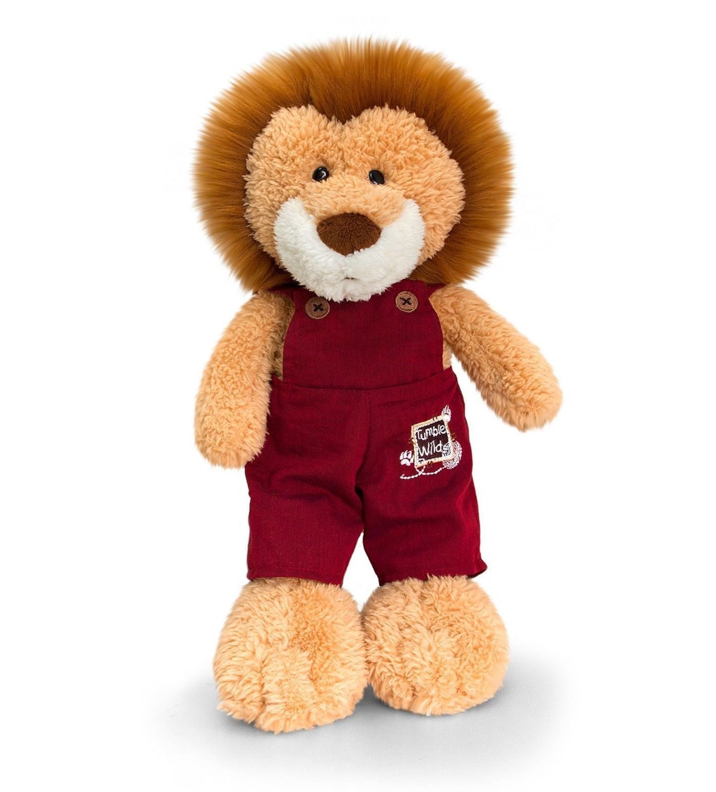 Keel Toys Tumbleweed Wild 20cm Lion W/ Dungarees   kingsley