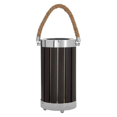Brooke Black Wood And Metal Table Lamp